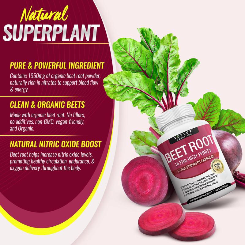 Boost Circulation with Beet Root Capsules