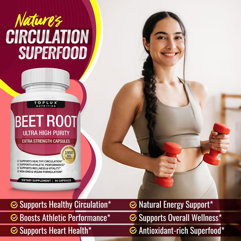 Boost Circulation with Beet Root Capsules