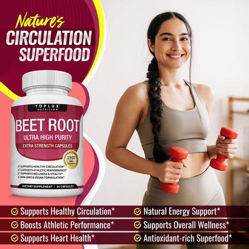Boost Circulation with Beet Root Capsules
