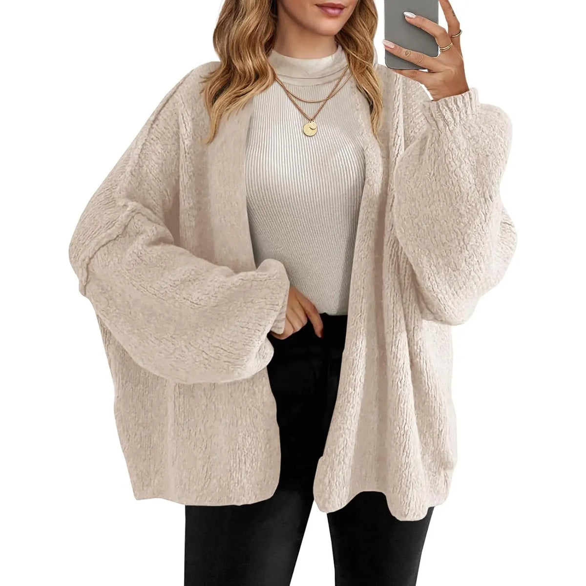 Cozy Oversized Knit Cardigan